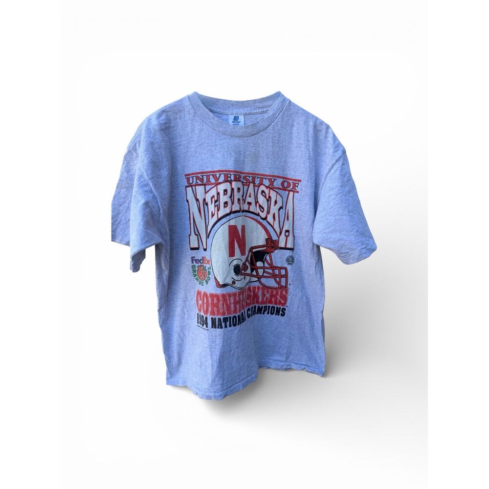 Vintage University Of Nebraska Cornhuskers 1994 National Champions T Shirt XL